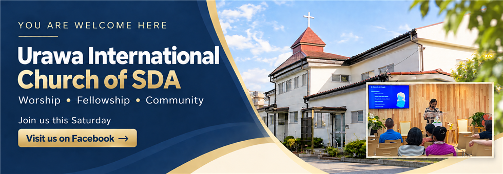 Urawa International Church of SDA Urawa International Church of SDA. You are welcome here. Worship, Fellowship, Community. Join us this Saturday. Visit us on Facebook.